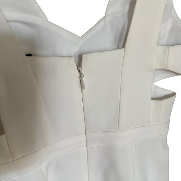 BCBGMAXAZRIA Annalise Dress Off-White Size 2 Cutout Bodycon Cocktail Mini - Picture 9 of 16